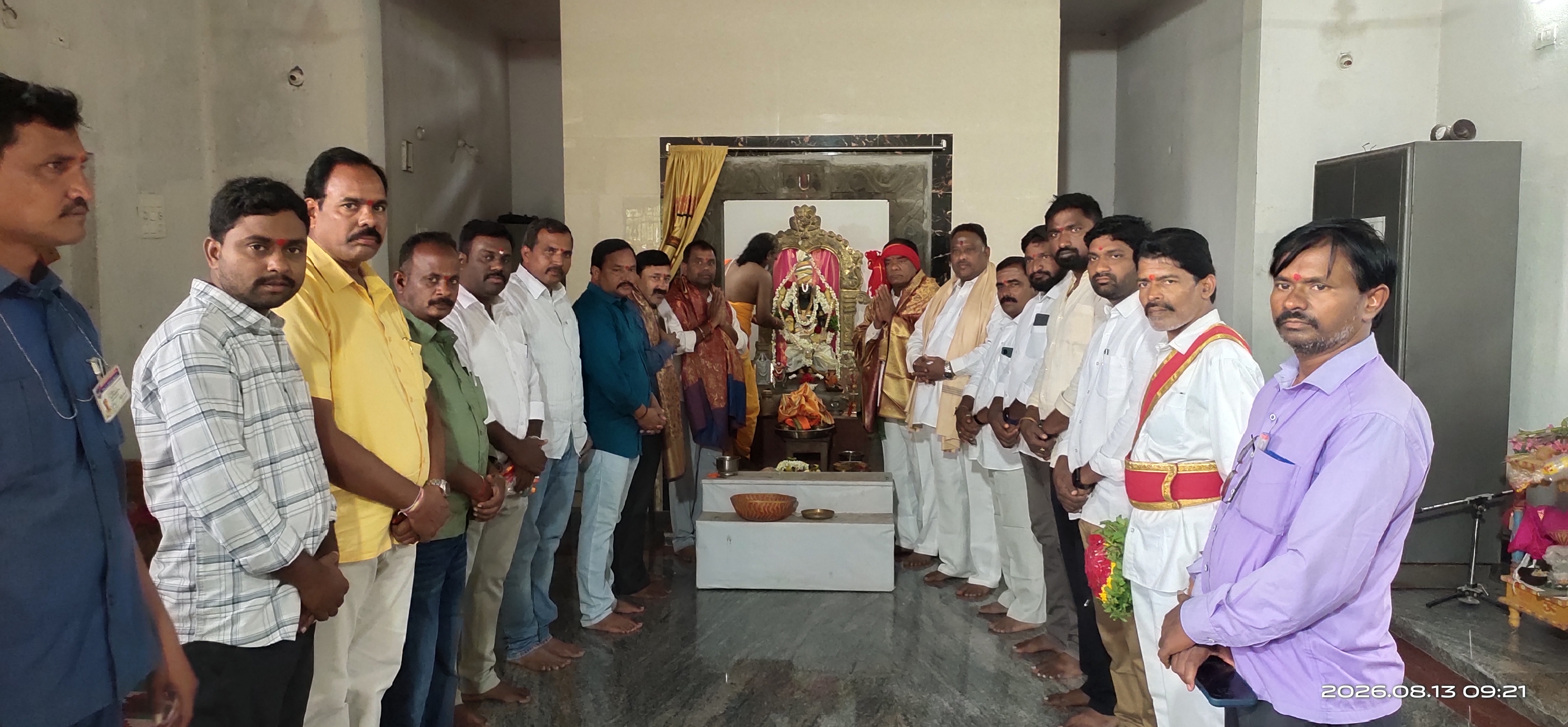 SC, ST Commission Chairman Visits Sri Venkateswara Swamy Temple