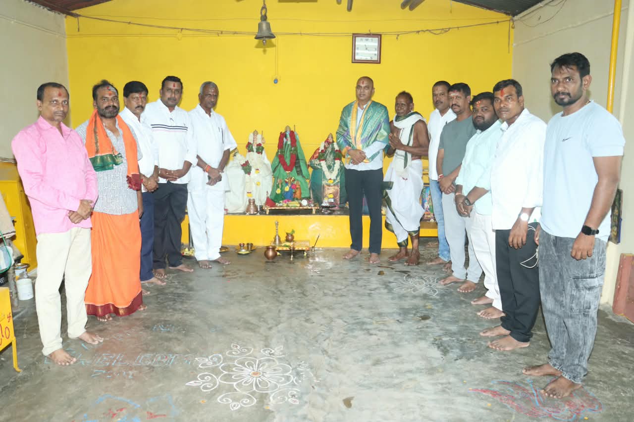 వెలుగుగుట్టపై రామాలయ నిర్మాణానికి ఎమ్మెల్యే బండారి లక్ష్మారెడ్డి చొరవ..