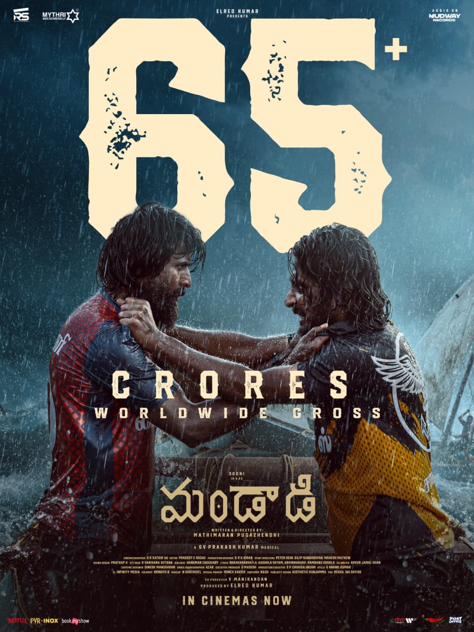 వరల్డ్ వైడ్గా 65 కోట్లకు పైగా గ్రాస్ సాధించి రికార్డ్ కలెక్షన్లతో దూసుకుపోతోన్న ‘మండాడి’