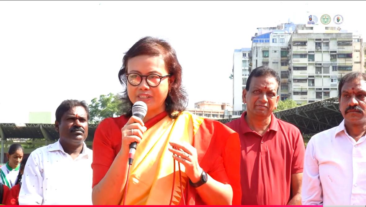 తెలంగాణ క్రీడా శక్తిని మరింత బలోపేతం చేద్దాం ఎల్. బి.స్టేడియంలోఘనంగా ప్రజా పాలన దినోత్సవ వేడుకలు