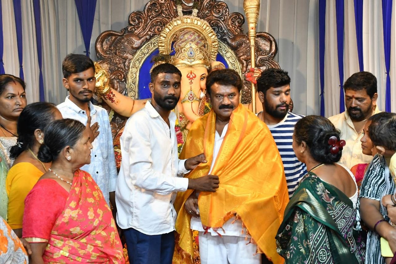 MLA Talasani Srinivas Yadav Participates in Vinayaka Chavithi Celebrations