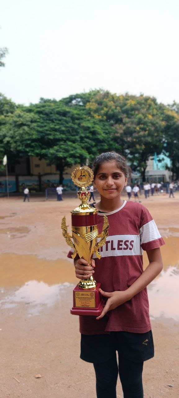 GHS Jamia Osmania students shine in HDSGF kabaddi and kho-kho competitions