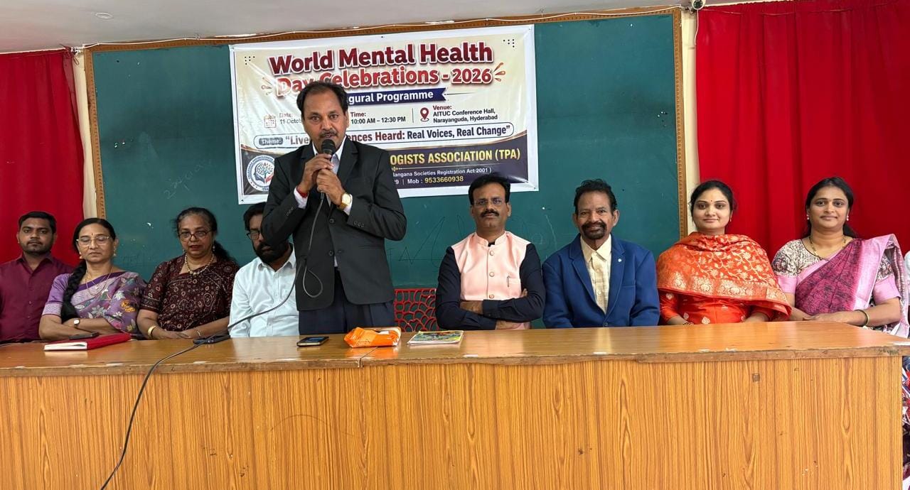 మనసును వినాలి.. మార్పును తెవాలి! -తెలంగాణ సైకాలజిస్ట్స్ అసోసియేషన్ రాష్ట్ర అధ్యక్షుడు డా. మోతుకూరి రాంచందర్