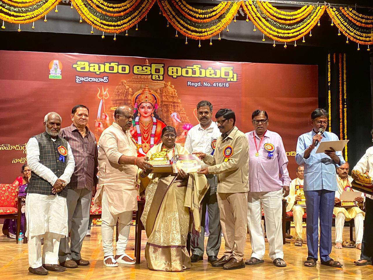 వల్లి కృష్ణకు విజయదశమి నంది అవార్డు